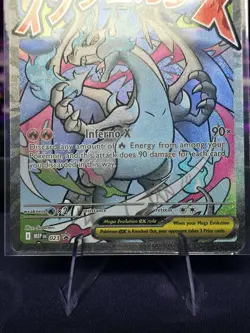 Pokemon TCG Mega Charizard X EX 023 Black Star UPC Promo Phantasmal Flames NM/M - Image 3