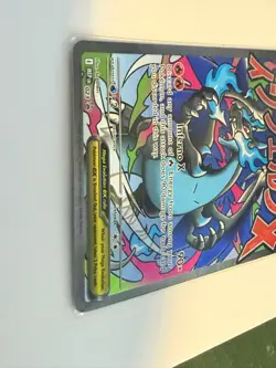 Mega Charizard X EX 023 Black Star UPC Promo Pokemon TCG Phantasmal Flames NM - Image 2