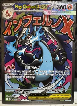 Mega Charizard X ex #23 Black Star Promo (MEP023) Phantasmal Flames UPC NM - Image 1