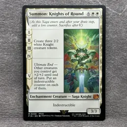 MTG Summon: Knights of Round FINAL FANTASY FIN #36 Non-Foil NM Magic Card - Image 1