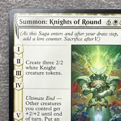 MTG Summon: Knights of Round FINAL FANTASY FIN #36 Non-Foil NM Magic Card - Image 2