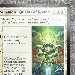MTG Summon: Knights of Round FINAL FANTASY FIN #36 Non-Foil NM Magic Card - Image 3