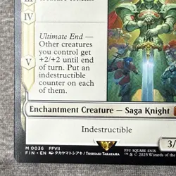MTG Summon: Knights of Round FINAL FANTASY FIN #36 Non-Foil NM Magic Card - Image 4