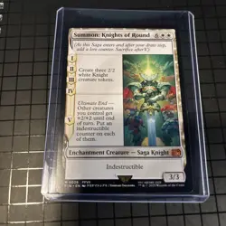 Magic the Gathering Summon: Knights of Round Final Fantasy Regular Card - Image 1