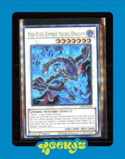 Red-Eyes Zombie Necro Dragon GFP2-EN133 Ghosts from the Past: YUGIOH - Image 1