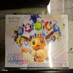 Pokemon TCG Prismatic Evolutions ETB Elite Trainer Box New and Sealed - Image 1
