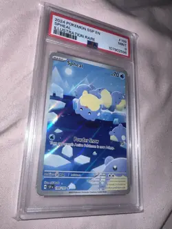 2024 Pokemon Surging Sparks Spheal Illustration Rare (IR) 199/191 English PSA 9 - Image 1