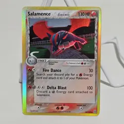 Pokemon TCG Salamence 14/113 EX Delta Species Holo Rare MP Card - Image 1