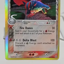 Pokemon TCG Salamence 14/113 EX Delta Species Holo Rare MP Card - Image 2