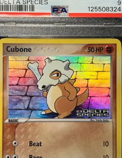 PSA 9 Mint - CUBONE #60-REVERSE FOIL- 2005 POKEMON EX DELTA SPECIES - Image 3