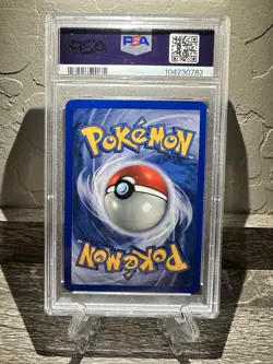 1999 Pokemon Game 1st Edition #8 Machamp Holo PSA 9 MINT - Image 2