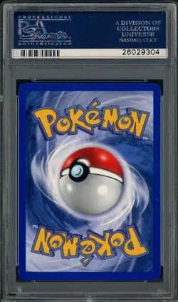 1999 Pokemon Game 1st Edition #8 Machamp Holo PSA 9 MINT - Image 2