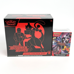 POKEMON TCG Destined Rivals Elite Trainer Box ETB + Booster bundle - Image 1