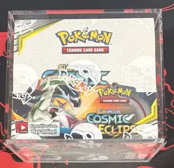 🌟Pokemon Cosmic Eclipse Sun & Moon Booster Box New Sealed w/ case (read desc) - Image 1