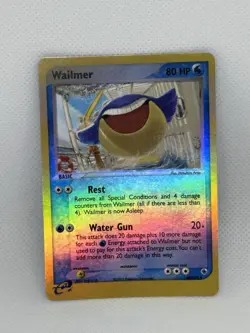 Pokemon TCG Wailmer EX Ruby & Sapphire 48/109 Reverse Holo Uncommon NM/LP - Image 1