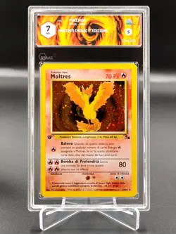 🍀Pokemon GRAAD 7 Moltres holo PRIMA EDIZIONE 1ed ITALIANO Fossil bgs psa🍀 - Image 1