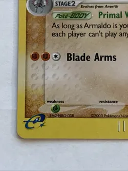 Pokemon TCG Armaldo 1/100 EX Sandstorm Holo Rare Card - Image 5
