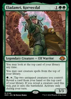 Eladamri, Korvecdal - Foil - Prerelease Promo Magic mtg Moderate Play, English P - Image 1
