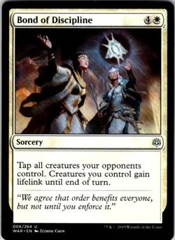 Magic | WAR | Bond of Discipline | 6 | Normal | NM - Image 1
