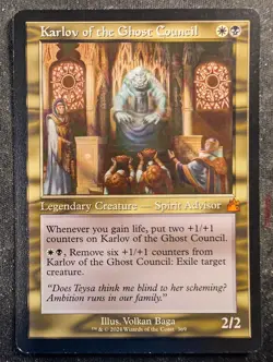 Karlov of the Ghost Council - Retro Frame - Ravnica Remastered (MTG) - Image 1