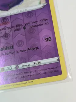 Gengar - 085/202 - Reverse Holo Rare NM-Mint Pokemon SWSH01 - Sword and Shield - Image 5