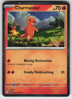 Charmander (Cosmos Holo) Promo SV: Scarlet & Violet Promo Cards 004/165 Pokemon - Image 1