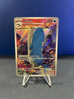 Pokemon TCG Wailord Illustration Rare 162/159 - SV09: Journey Together Near Mint - Image 1