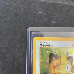 Pokemon Meowth Promo Holo Black Star #10 Game Boy GB Stamp WOTC Vintage - Image 3