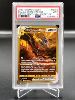 🍀Pokemon PSA 9 Dialga Originale V ASTRO GG55/GG70 Zenit Regale ITA bgs graad🍀 - Image 1