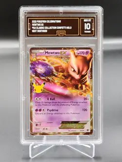 🍀Pokemon GMA 10 Mewtwo EX 54/99 Celebrations 25 ENGLISH bgs psa graad Pokemon🍀 - Image 1
