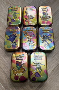 8x Sealed 151 Mini Tin Pokemon TCG English Scarlet & Violet S&V 3.5 16 Packs - Image 1