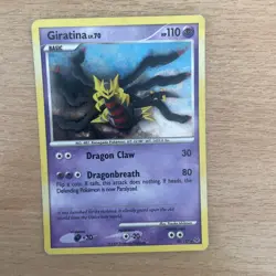 Pokemon TCG Giratina Lv. 70 Platinum 28/127 Holo Exclusive Cosmos Holo Rare - LP - Image 1