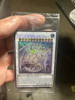 Blue-Eyes Spirit Dragon RA02-EN030 Quarter Century Secret Rare NM 1st Ed Yugioh! - Image 3