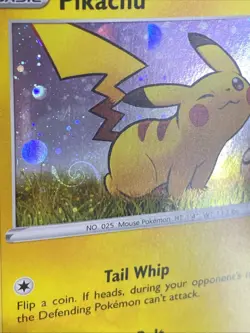 Pokemon TCG Pikachu SWSH039 Black Star Cosmos Holo Promo HD Fart Swirl NM - Image 3