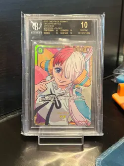 BGS Black Label 10 JPN One Piece Paramount War Uta OP02-120 SEC - Image 1