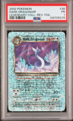 PSA 1 PR 2002 Pokemon Legendary Collection Dark Dragonair 38/110 Reverse Holo - Image 1