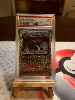POKEMON PSA 6 2002 Legendary Collection Dark Dragonair 38110 Reverse Hol G2U - Image 1