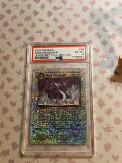 POKEMON PSA 6 2002 Legendary Collection Dark Dragonair 38110 Reverse Hol G2U - Image 3