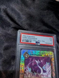 Dark Dragonair 2002 Pokemon Legendary Collection Reverse Holo 38/110 Card PSA 3 - Image 2