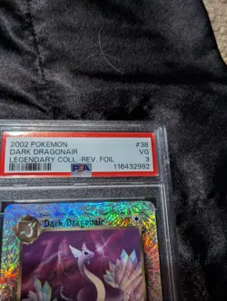 Dark Dragonair 2002 Pokemon Legendary Collection Reverse Holo 38/110 Card PSA 3 - Image 3