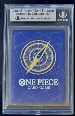 BGS 9 One Piece OP05-082 R* Shirahoshi Full Art Foil - English - PRB01 - Graded - Image 2