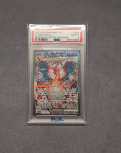2023 POKEMON OBF EN-OBSIDIAN FLAMES SPECIAL ILLUSTRATION RARE CHARIZARD EX PSA 8 - Image 1