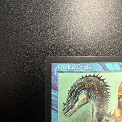 NM/EX Gilded Drake Urza's Saga Mtg Magic the Gathering Reserved List Rare NM JY - Image 2
