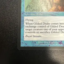 NM/EX Gilded Drake Urza's Saga Mtg Magic the Gathering Reserved List Rare NM JY - Image 5