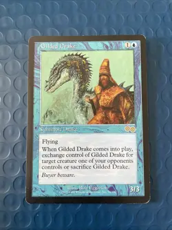 Gilded Drake Urza's Saga Mtg Magic the Gathering Reserved List Rare NM - Image 2