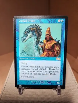 MTG Gilded Drake Urza's Saga Reserved List Beautiful NM To MINT - Image 1