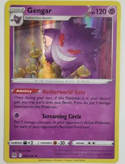 Gengar 66/196 Lost Origin Holo Rare Pokemon Card Pokemon TCG 066/196 - Image 1