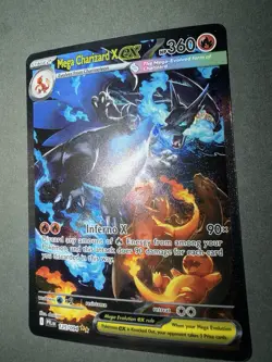 Mega Charizard X EX SIR 125/094 Phantasmal Flames Pokemon TCG PSA 10 Worthy! - Image 2