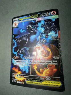 Mega Charizard X EX SIR 125/094 Phantasmal Flames Pokemon TCG PSA 10 Worthy! - Image 4