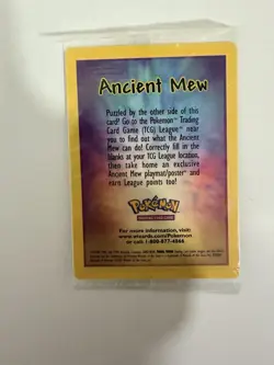 Ancient Mew, Pokemon Trading Card Game, Pokemon The Movie 2000 Promo Card Sealed - Image 2